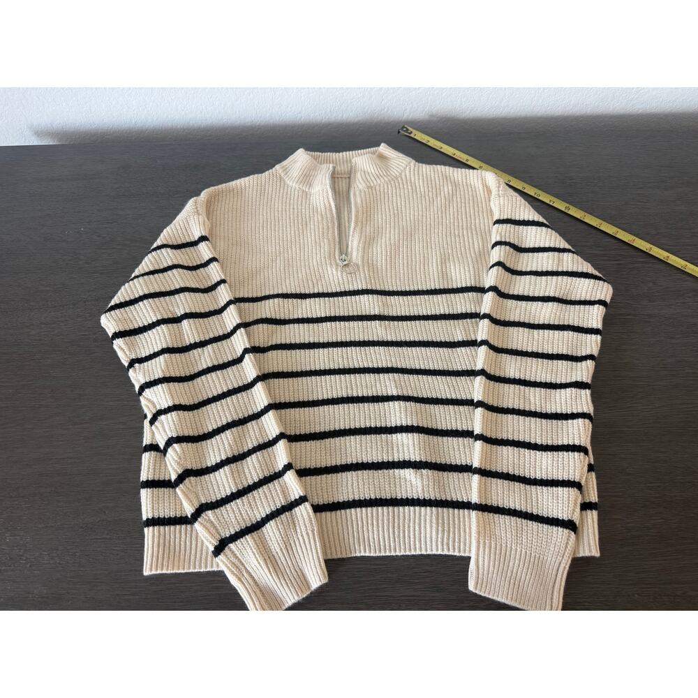 Women’s Sweater Bundle 3 Pc American Eagle SHEIN Black Cream Knit
